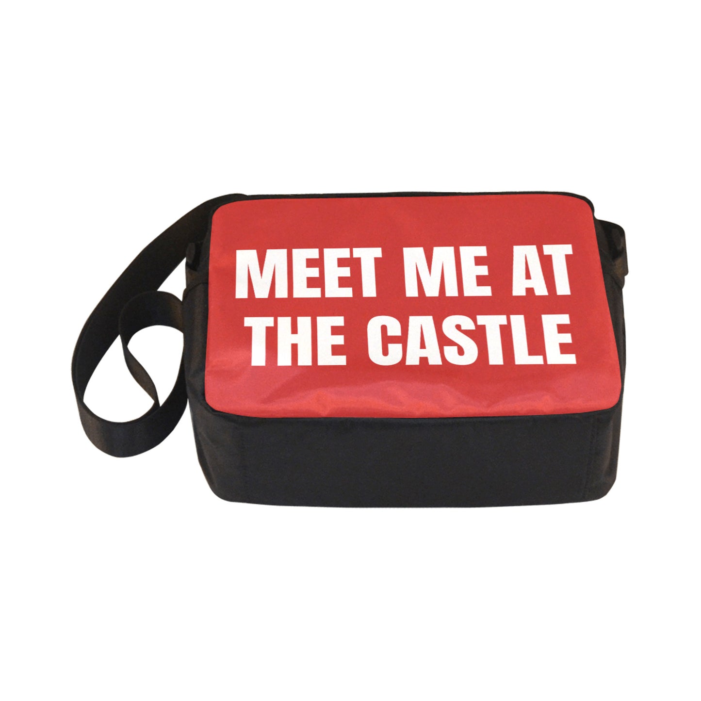 Meet Me At The Castle Red Classic Cross-body Nylon Bag