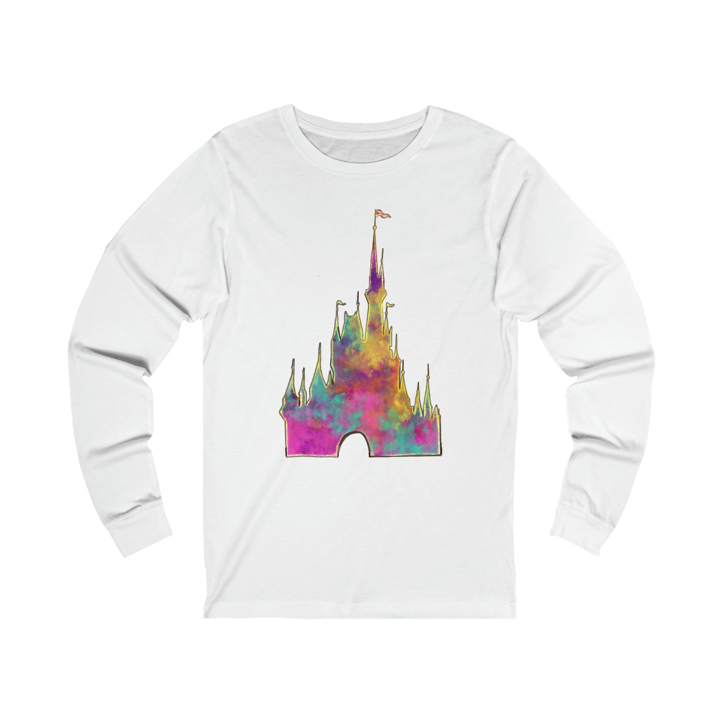 Magical Castle  Unisex Long Sleeve Graphic Tee