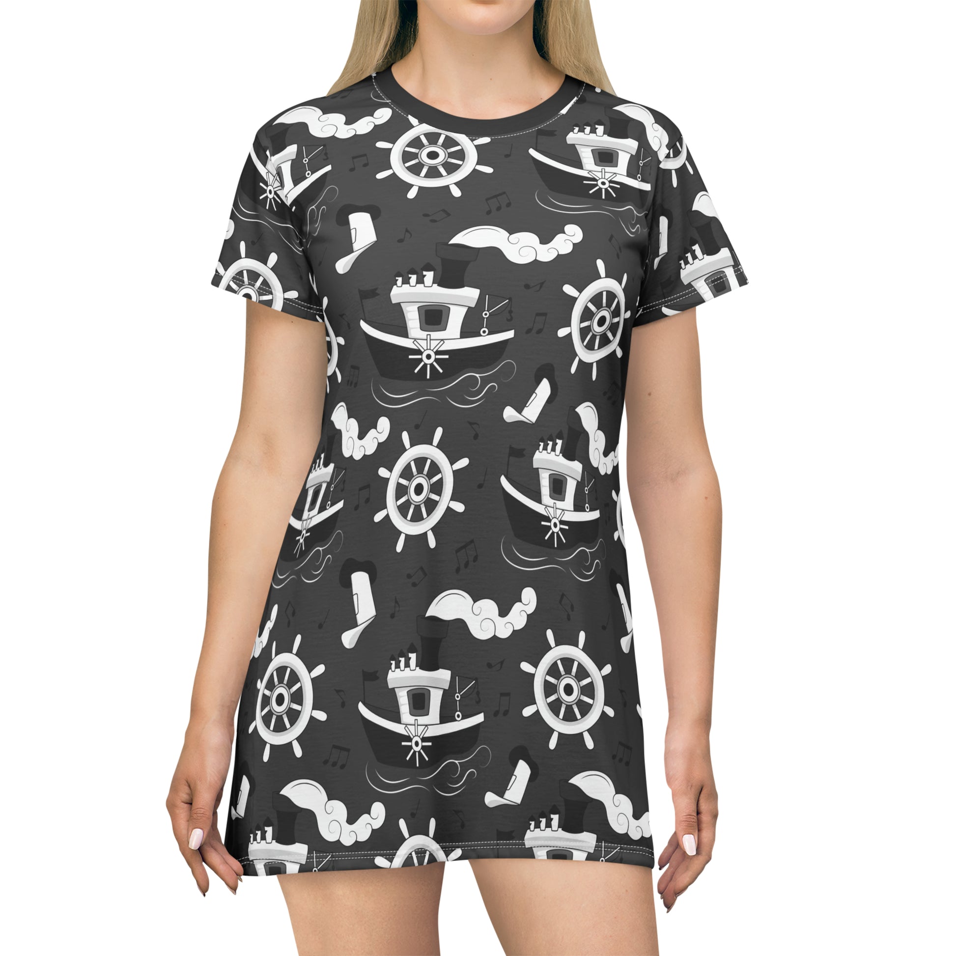 Steamboat T-Shirt Dress - Ambrie