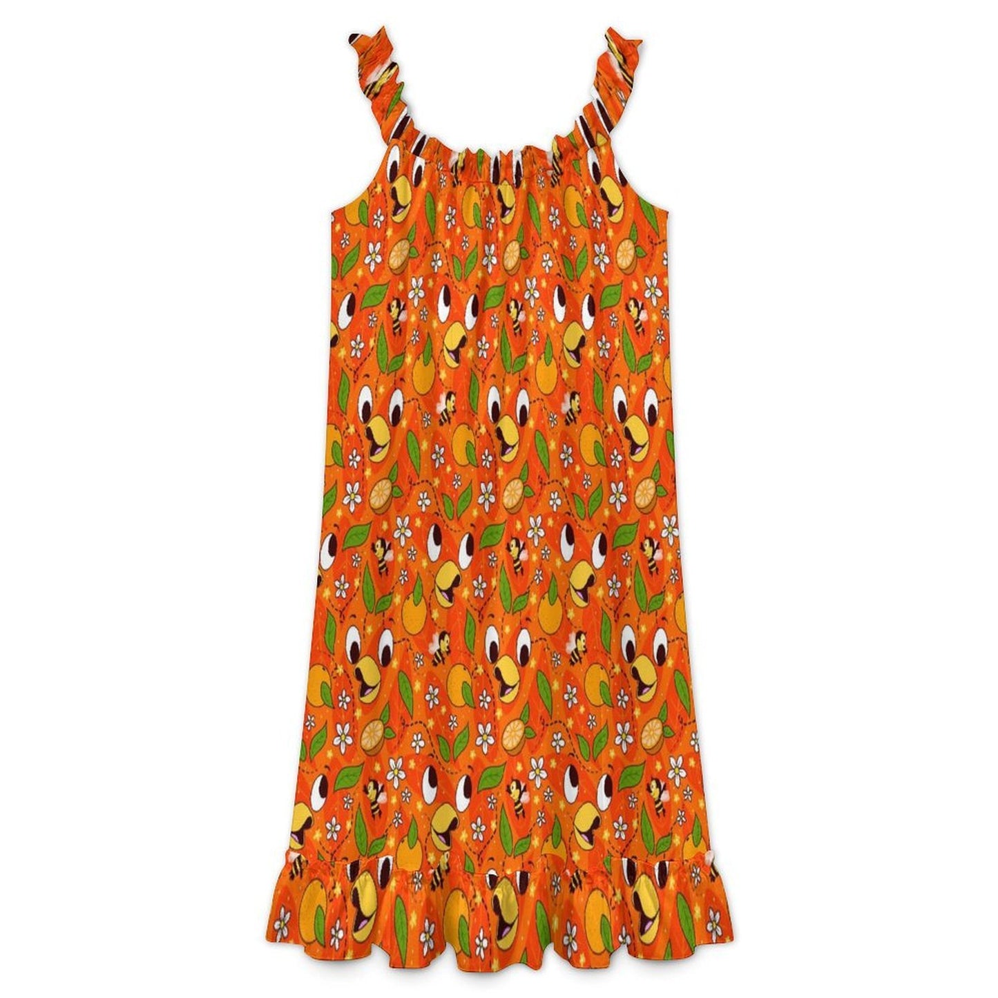 Women's Ruffled Strap Dress - Ambrie