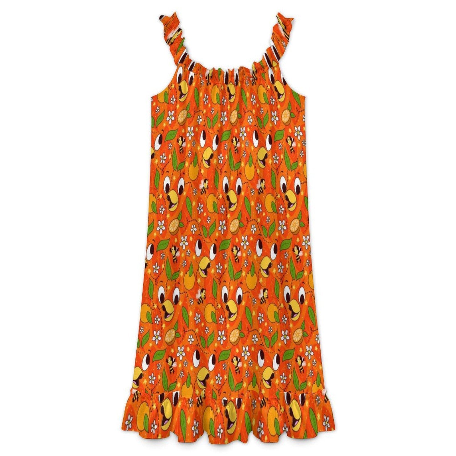 Women's Ruffled Strap Dress - Ambrie