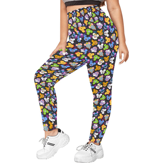 The Magical Gang Women's Plus Size Athletic Leggings