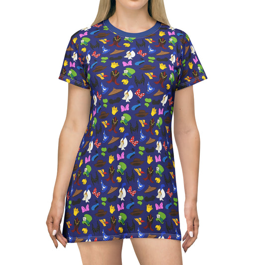 Character Hats T-Shirt Dress