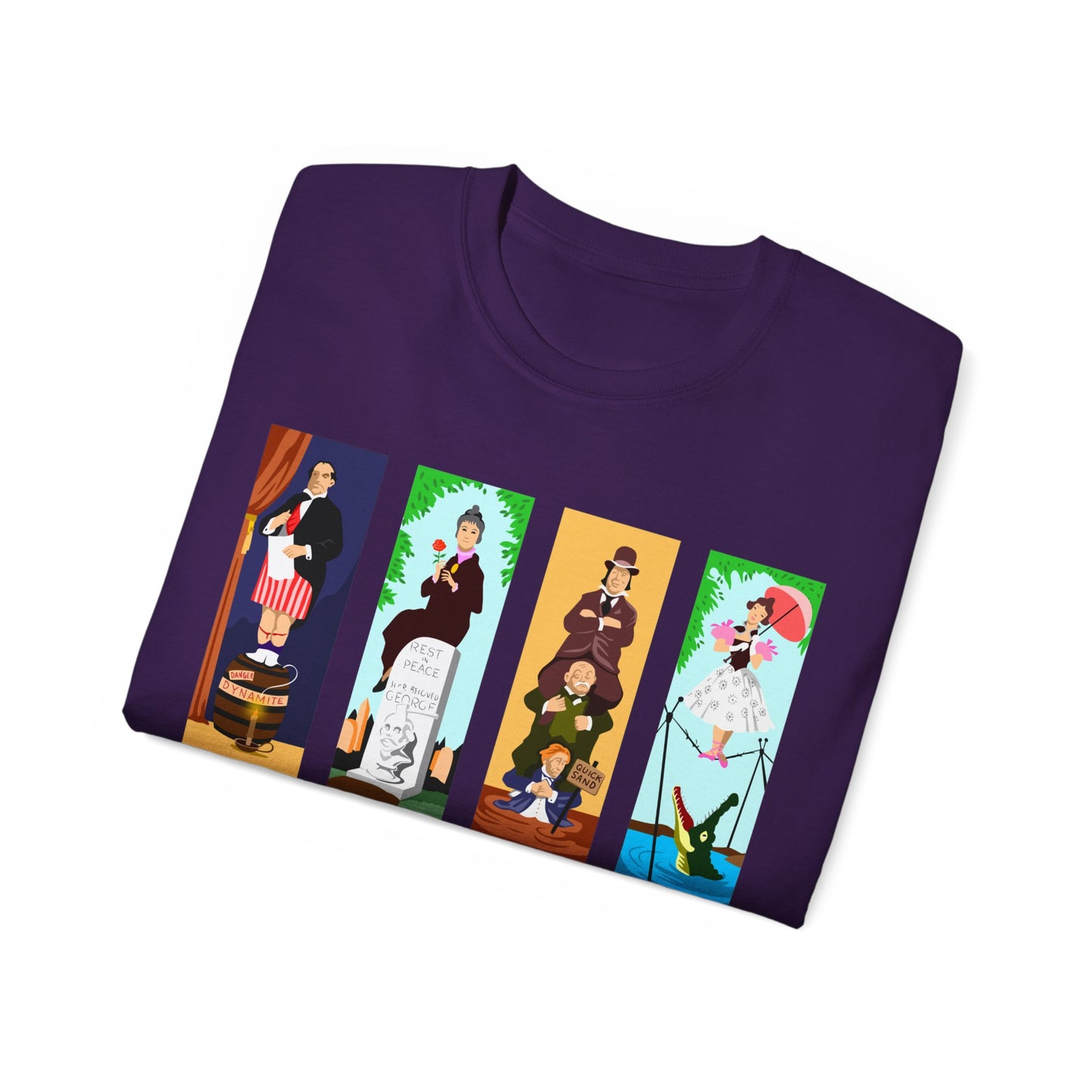 Haunted Paintings Unisex Graphic Tee