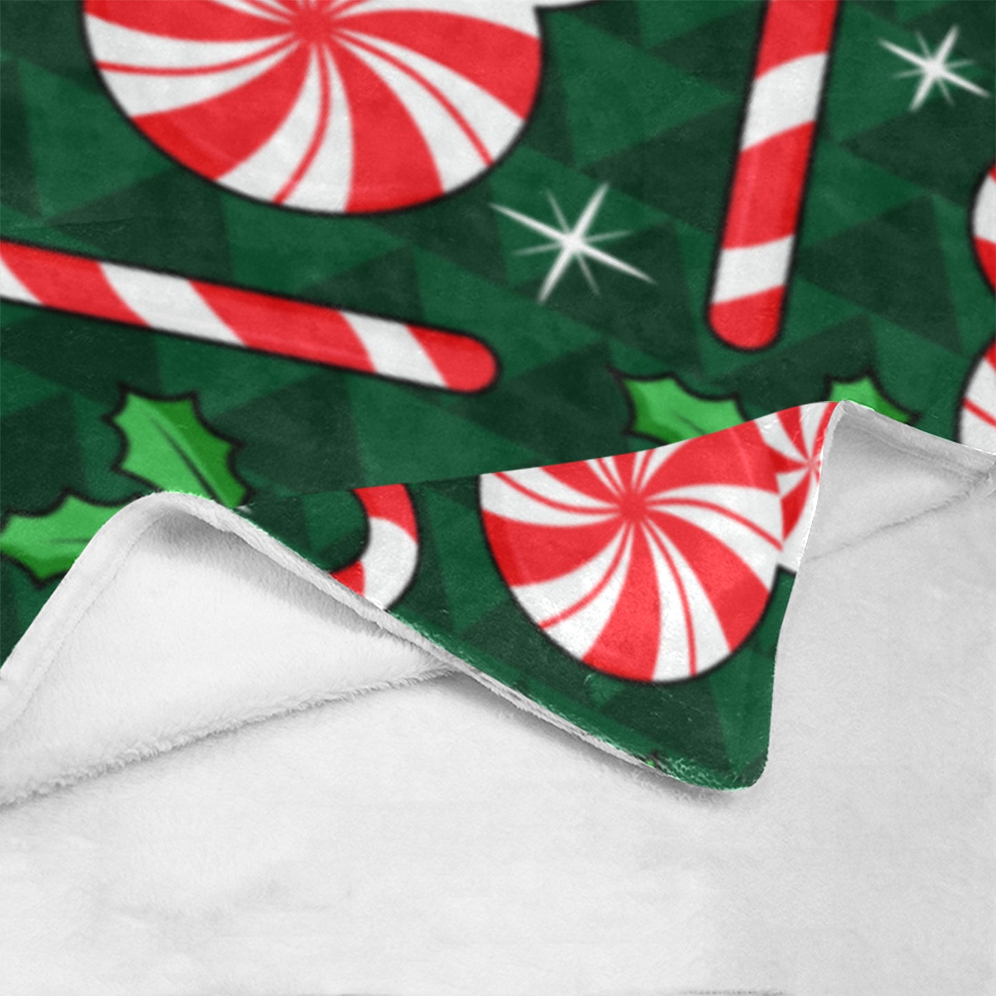 Christmas Peppermint Ultra-Soft Micro Fleece Blanket 32"x48"