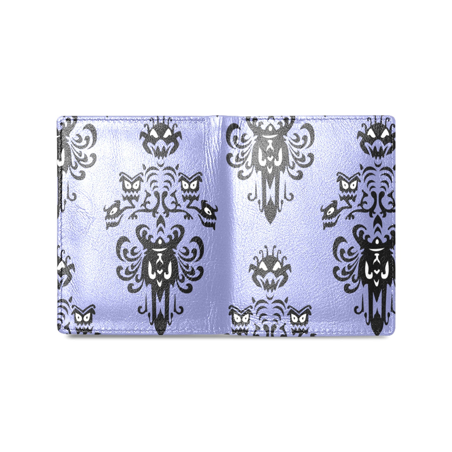 Haunted Mansion Wallpaper Men's Leather Wallet