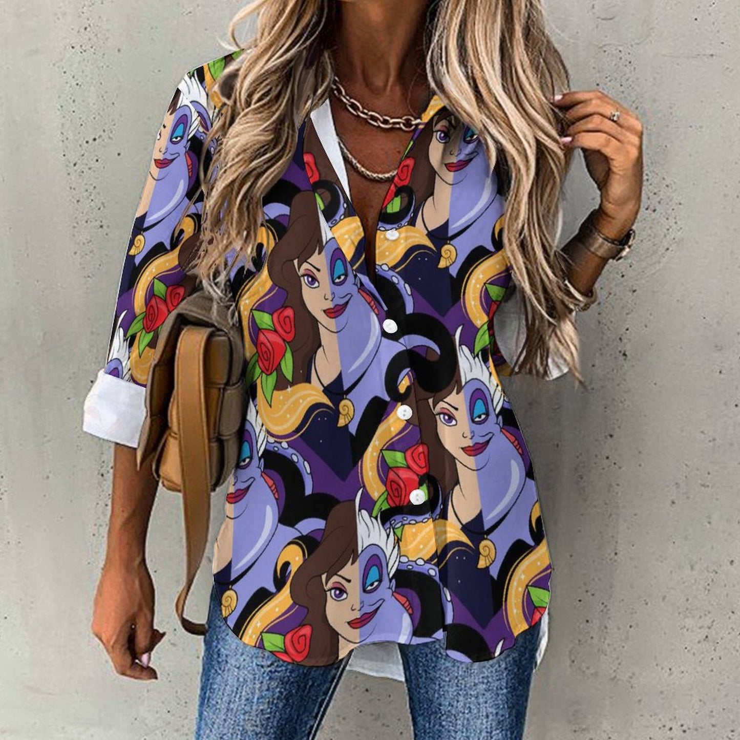 Ursula Long Sleeve Button Up Blouse