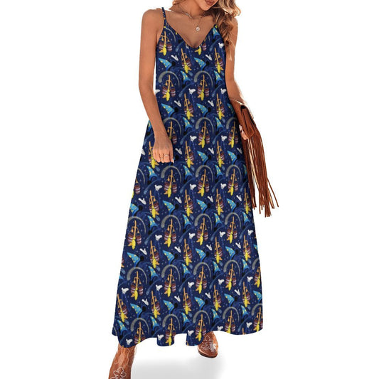 Sorcerer Women's Summer Slip Long Dress