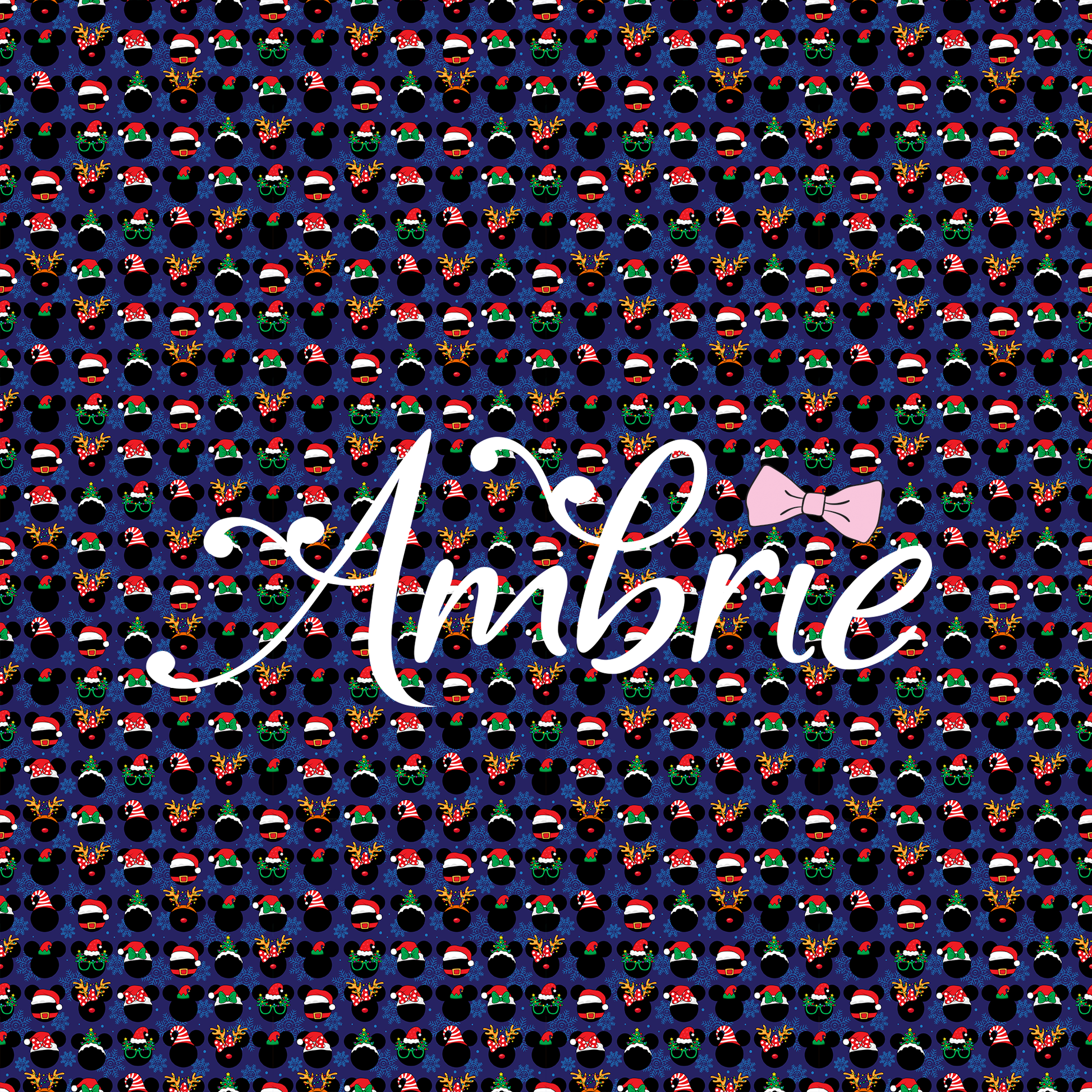 Mickey Christmas Seamless Pattern, Magical Cartoon Seamless pattern, Fabric Sublimation - Ambrie