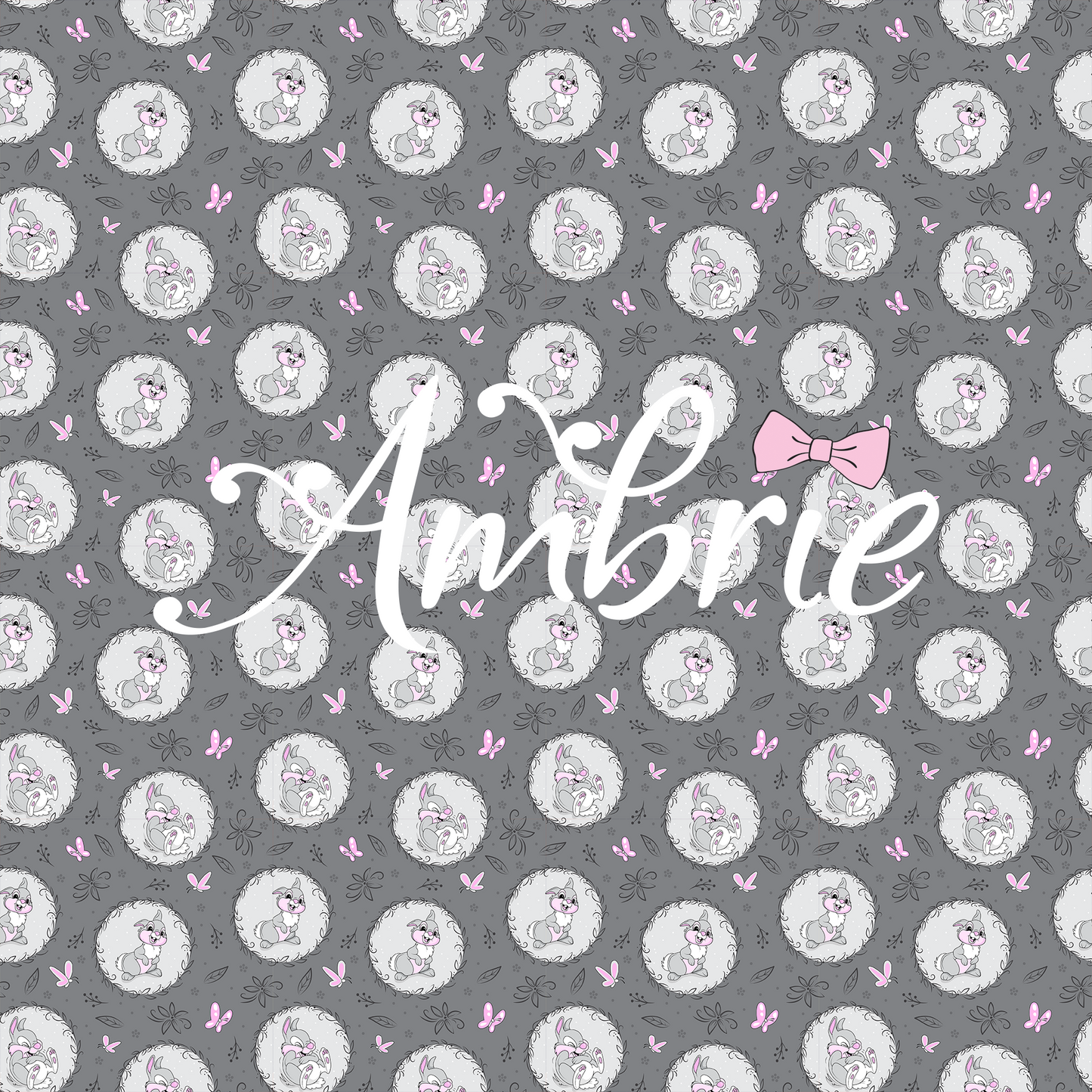 Thumper Seamless Pattern, Magical Cartoon Seamless pattern, Fabric Sublimation
