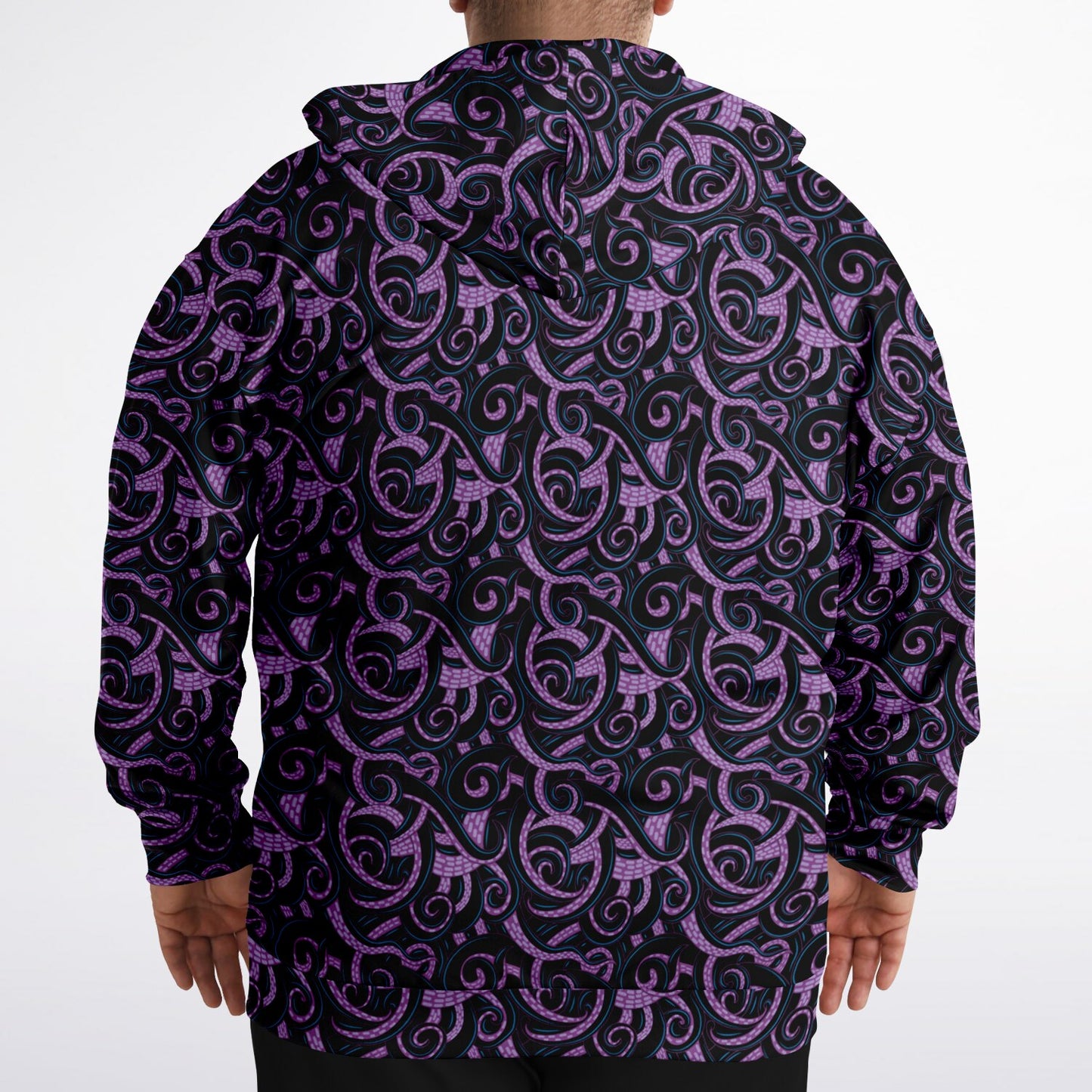 Ursula Tentacles Plus-size Unisex Zip Hoodie