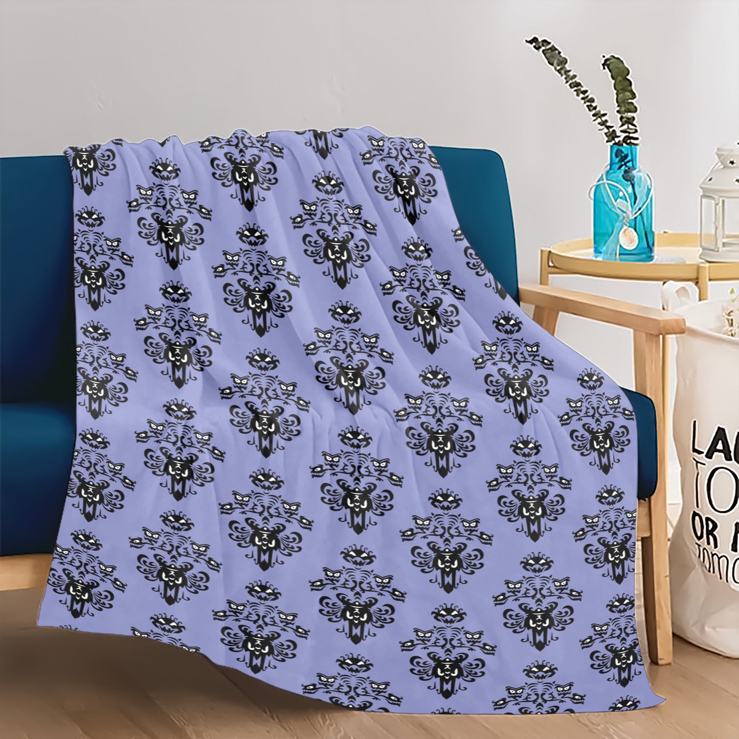 Haunted Mansion Wallpaper Ultra-Soft Micro Fleece Blanket 32"x48"