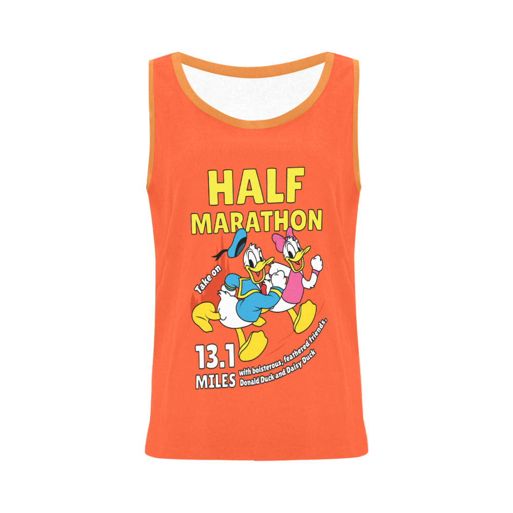 Donald And Daisy Half Marathon Athletic Tank Top for Women