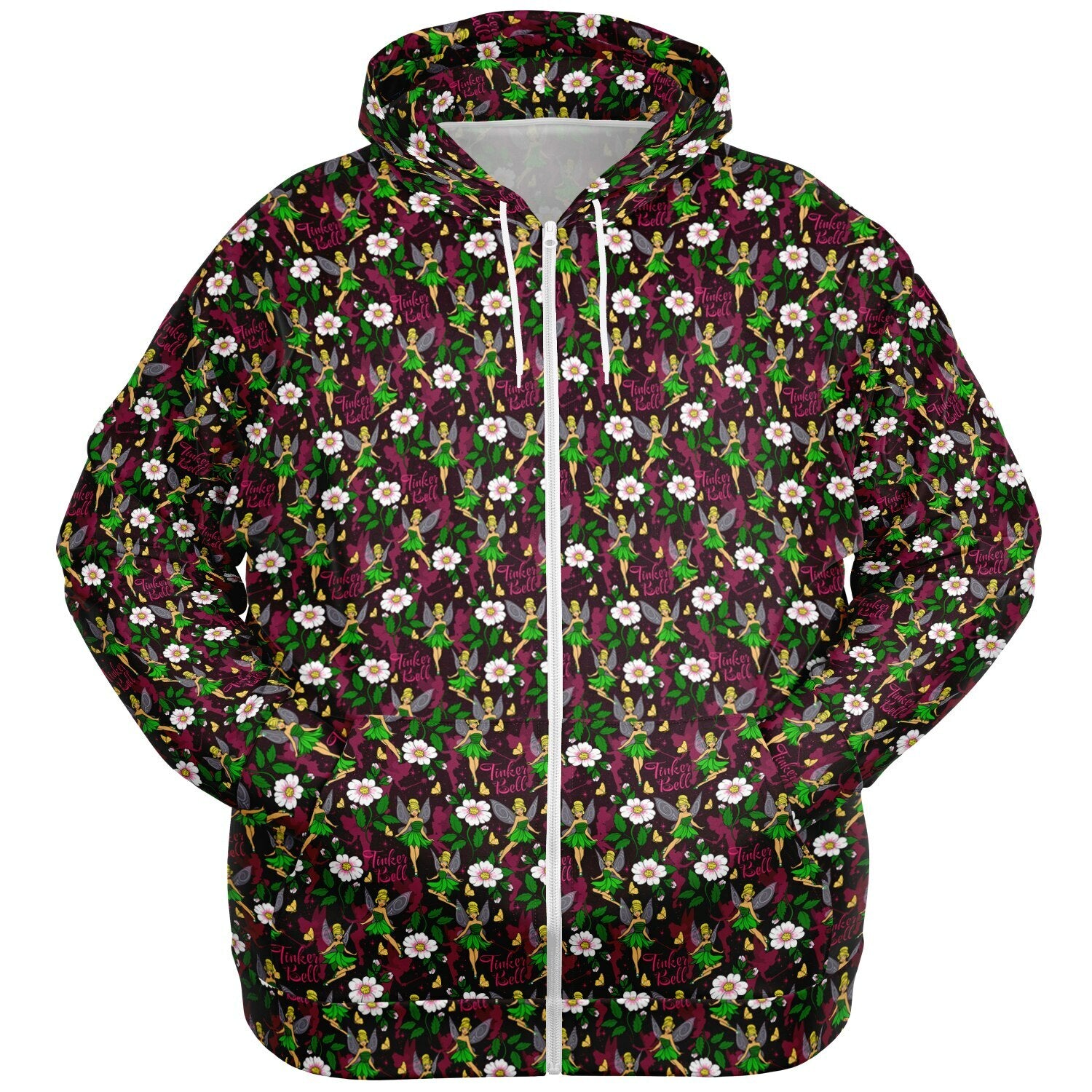 Tinker Bell Plus size Unisex Zip Hoodie