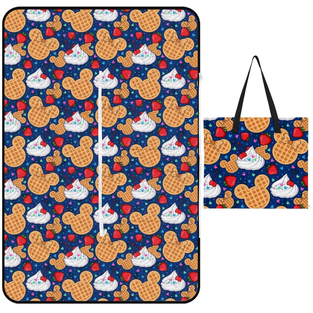 Waffles Zipper Picnic Mat