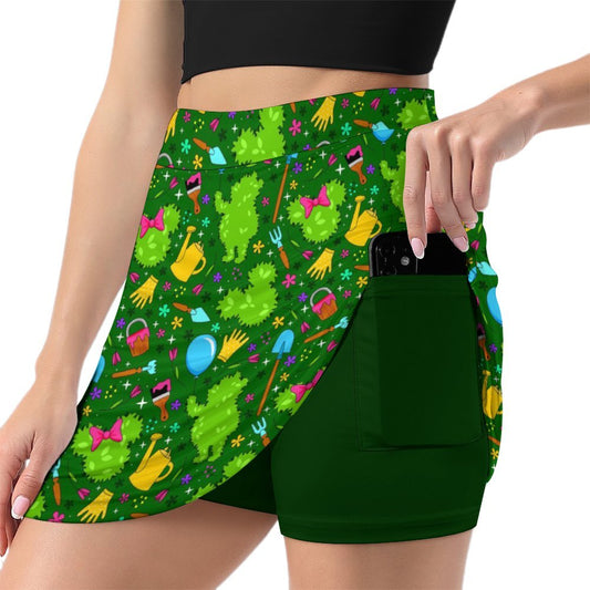 Park Balloons Athletic A-Line Skirt With Pocket Solid Shorts