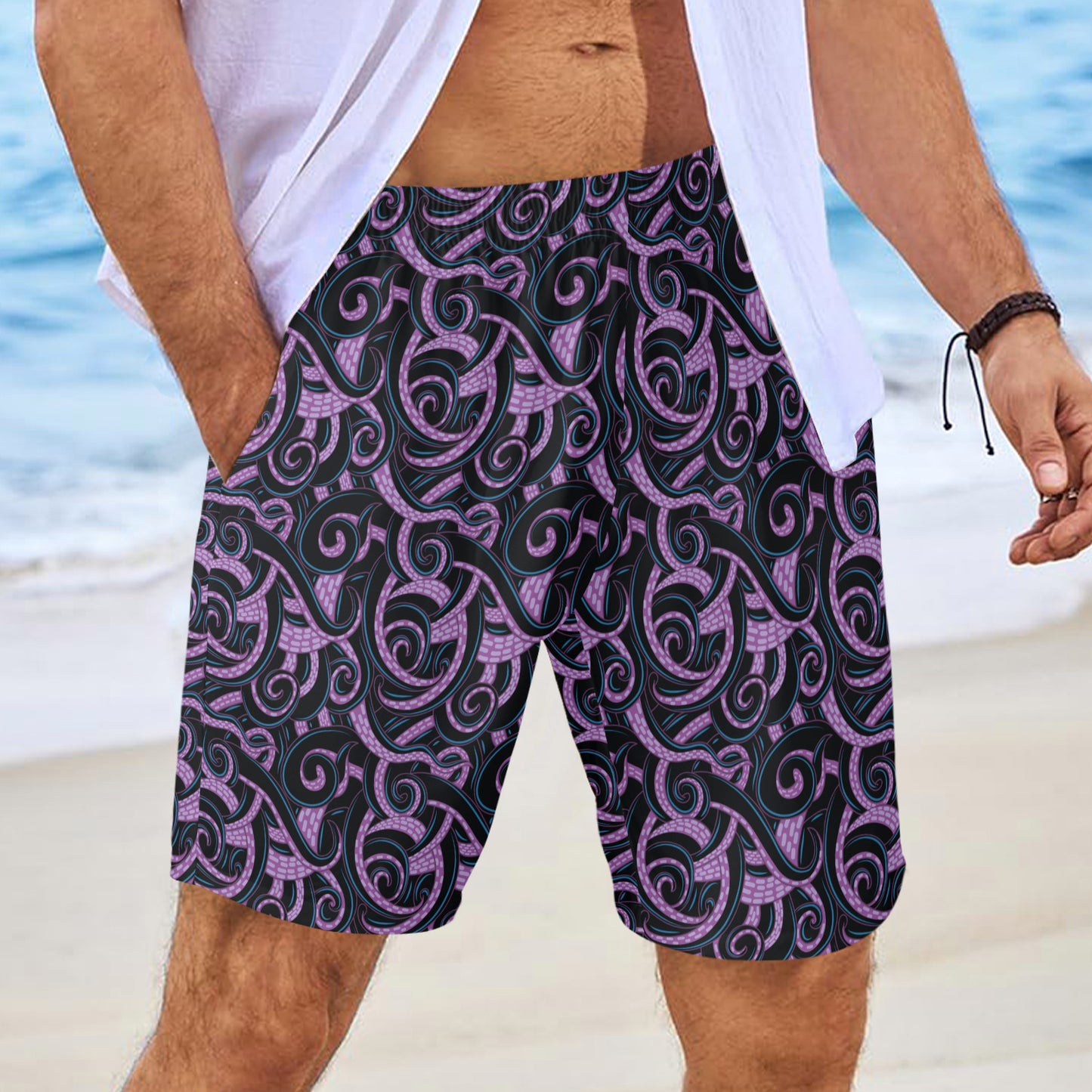 Ursula Tentacles Men's Swim Trunks Swimsuit