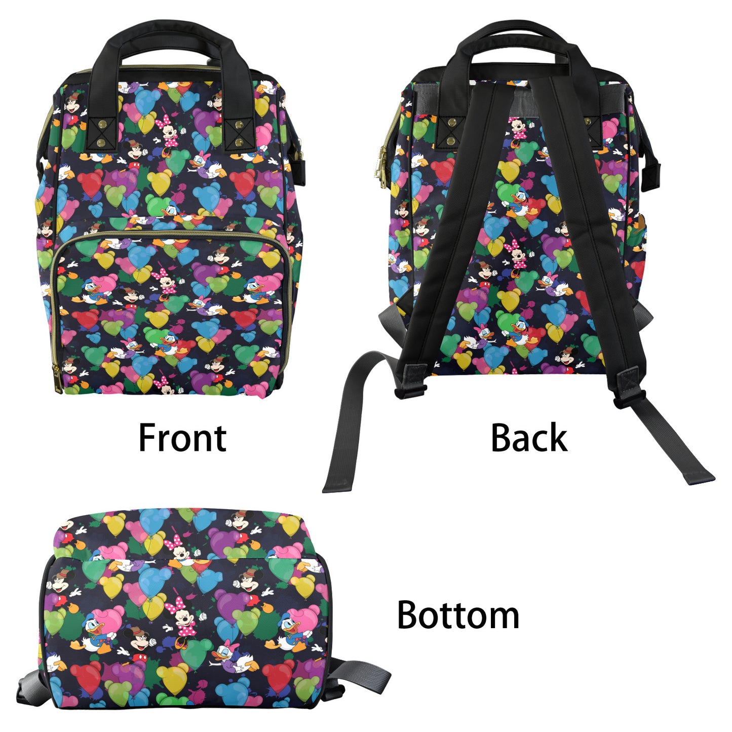 Character Balloons Multi-Function Diaper Bag