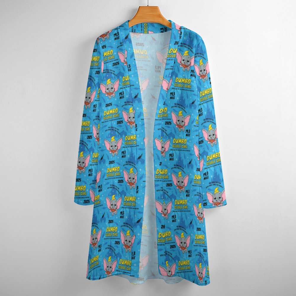 Disneyland Dumbo Double Dare Women's Mid-Length Cardigan