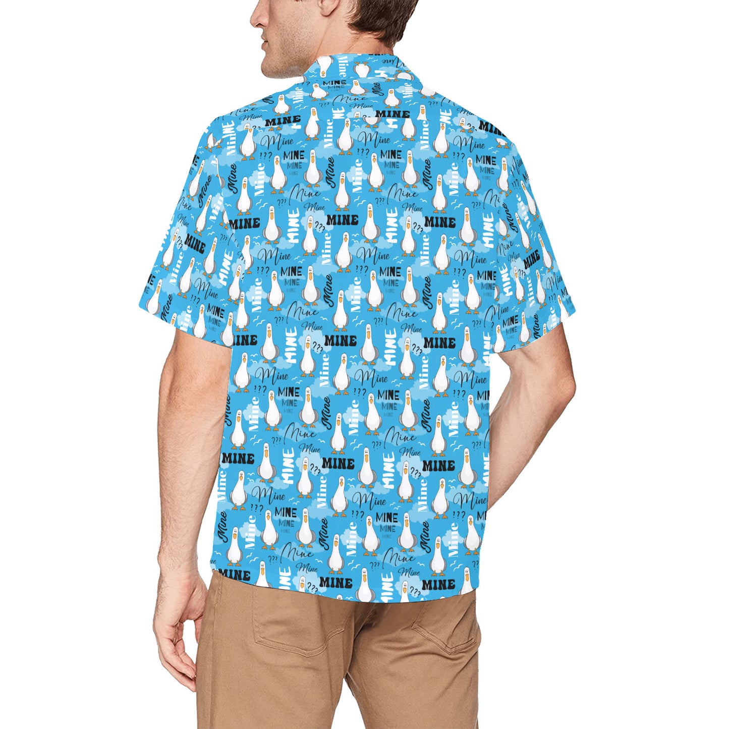 Mine Mine Mine Hawaiian Shirt With Chest Pocket