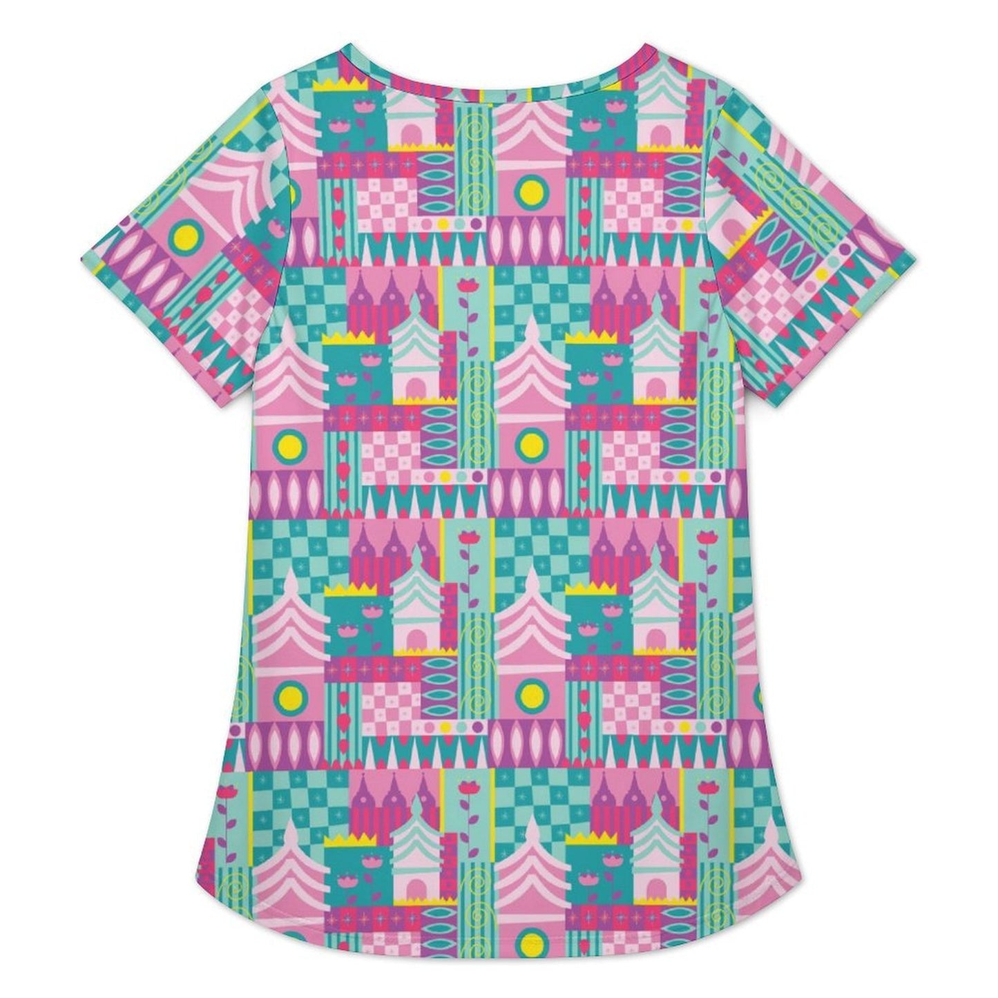 Small World Women's Crew Neck Tunic - Ambrie