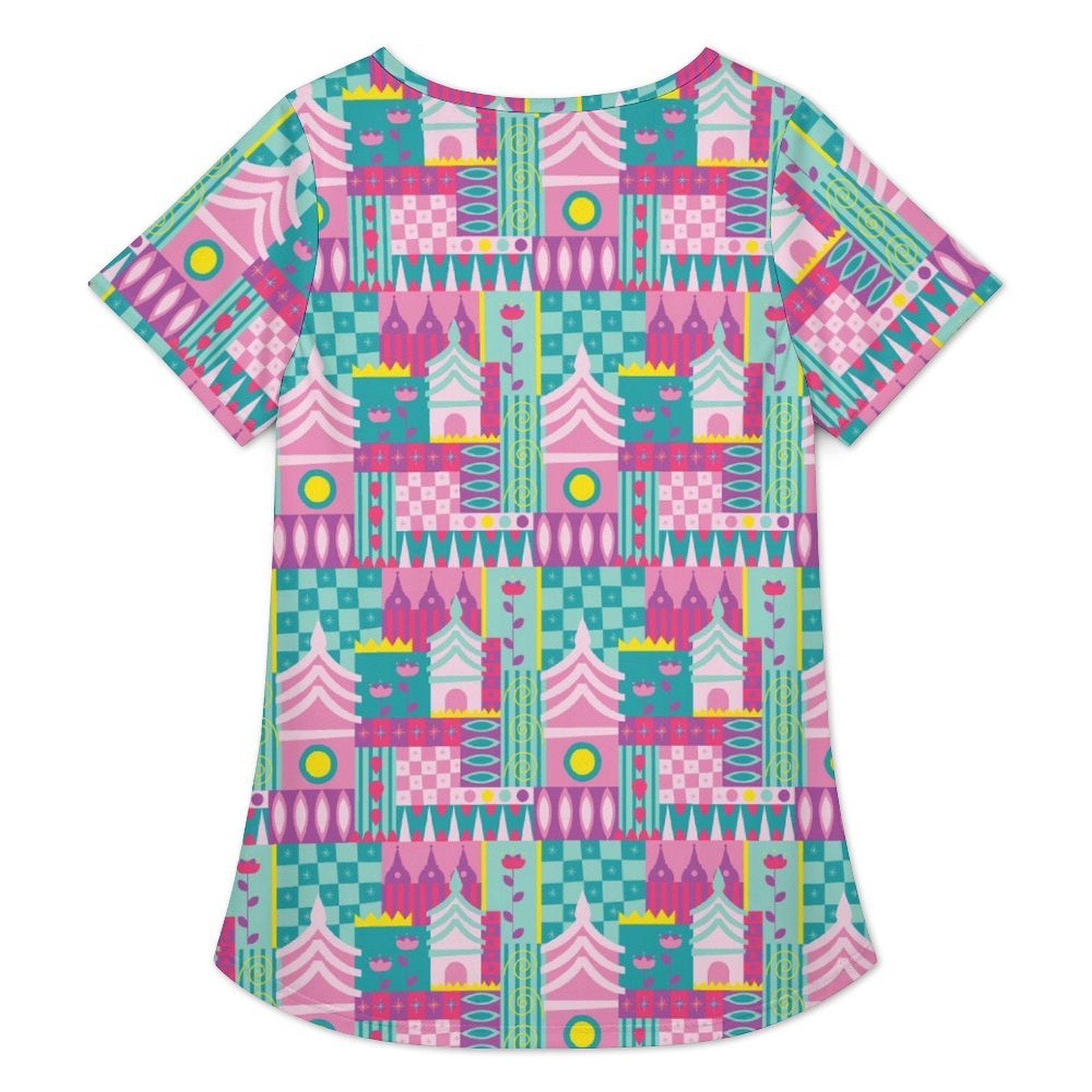 Small World Women's Crew Neck Tunic - Ambrie