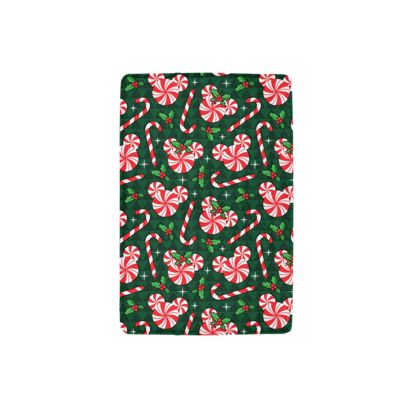 Christmas Peppermint Ultra-Soft Micro Fleece Blanket 32"x48"