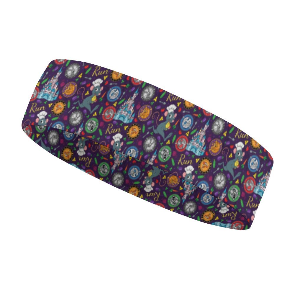 Ratatouille Wine And Dine Race Sports Sweat Headband