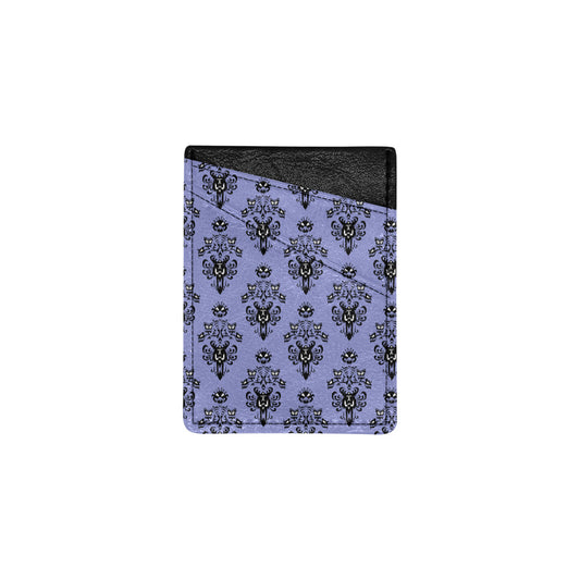 Haunted Mansion Wallpaper Cell Phone Card Holder