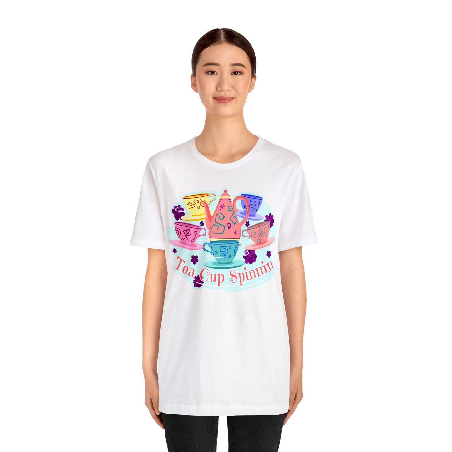 Tea Cup Spinnin Unisex Graphic Tee