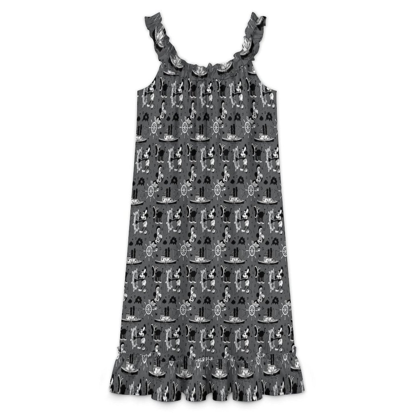 Women's Ruffled Strap Dress - Ambrie