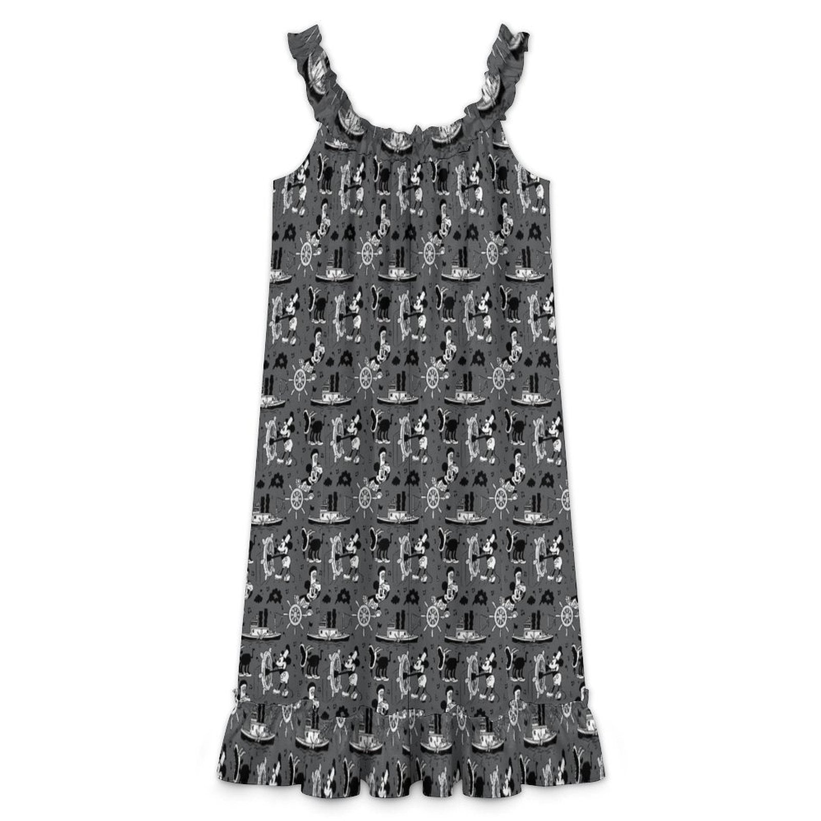 Women's Ruffled Strap Dress - Ambrie