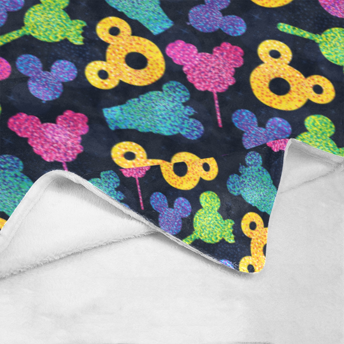 Glittery Park Snacks Ultra-Soft Micro Fleece Blanket 32"x48"