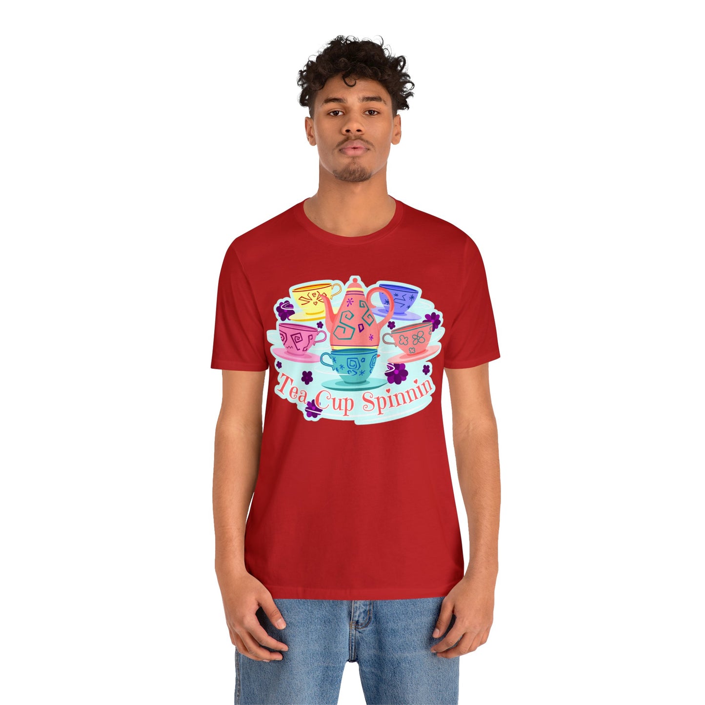 Tea Cup Spinnin Unisex Graphic Tee