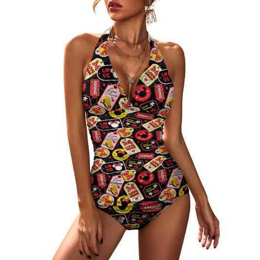 Minnie Tags Women's Split Swimsuit