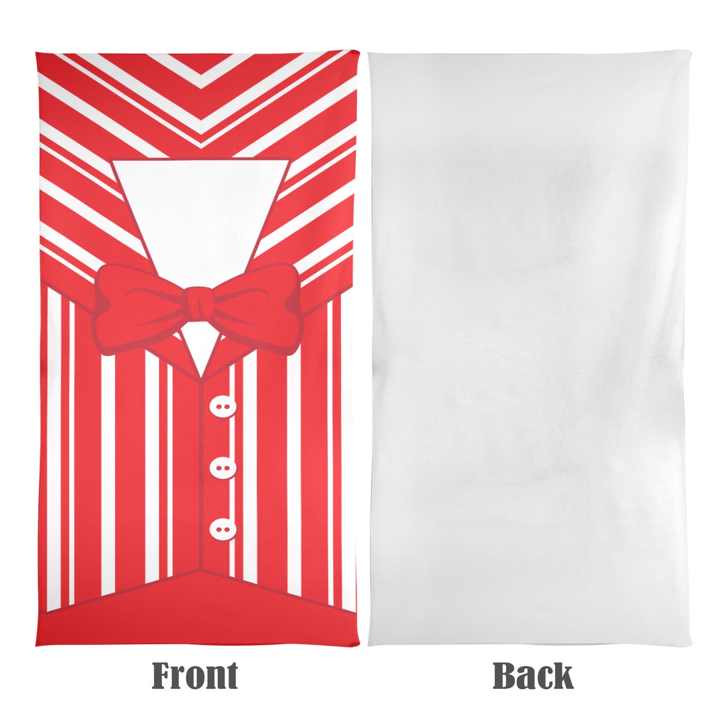 Dapper Red Beach Towel