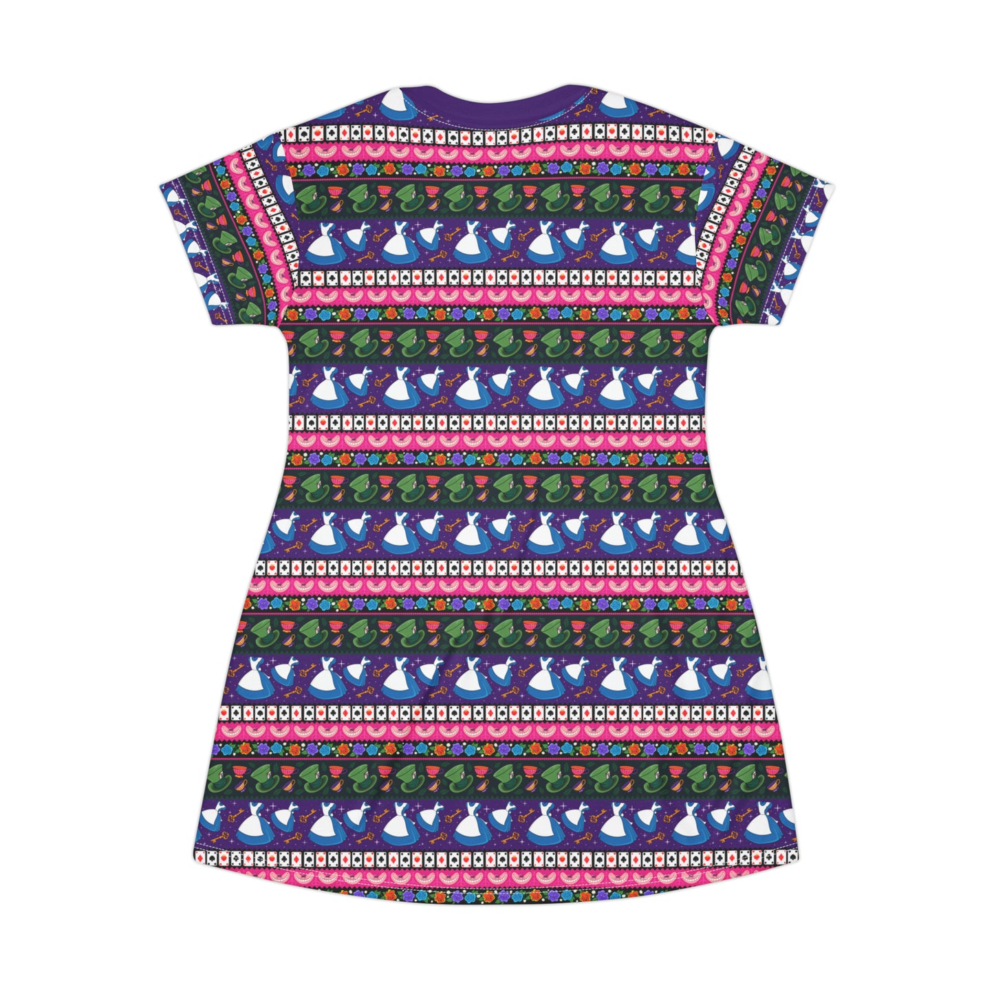 Wonderland Line T-Shirt Dress