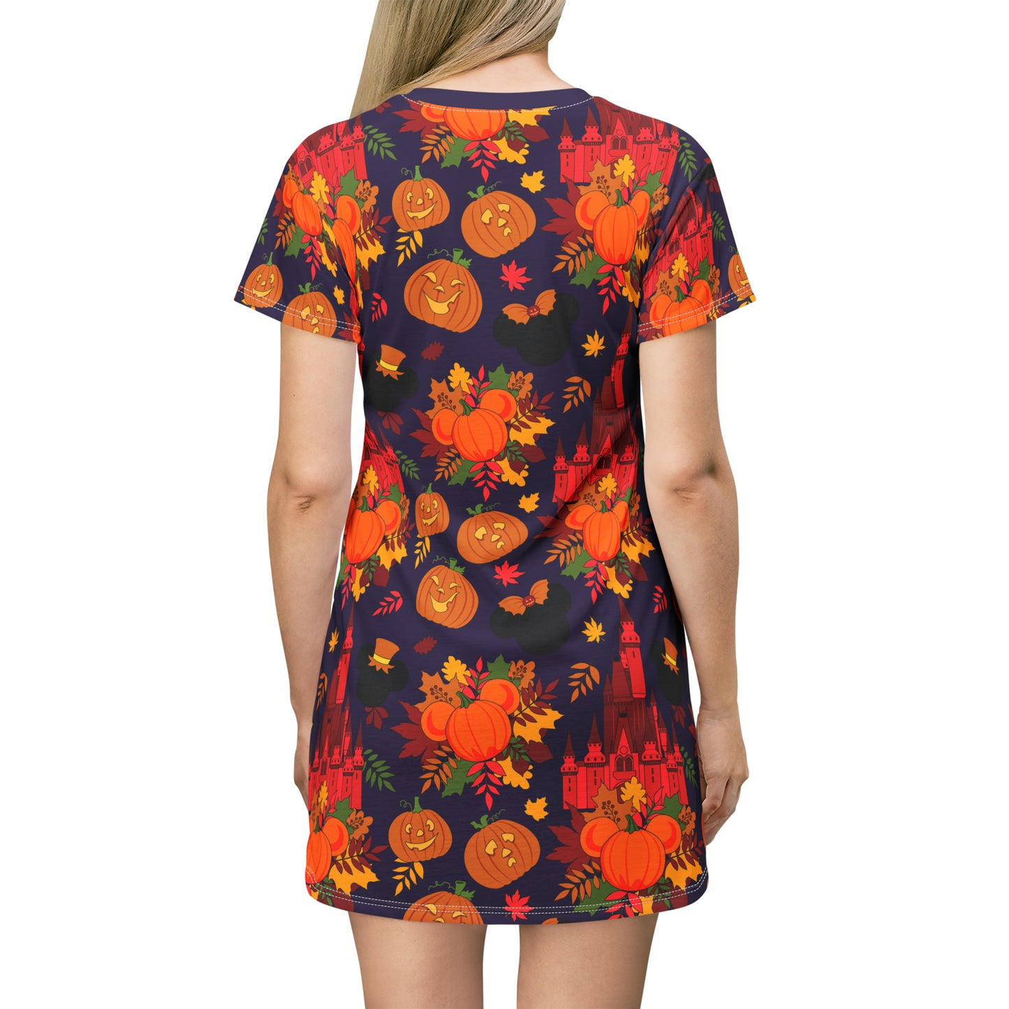 Fall Castles T-Shirt Dress