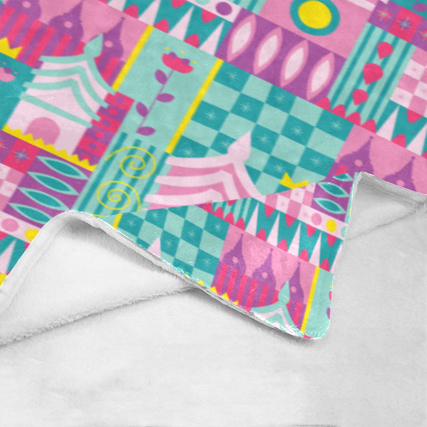 Small World Ultra-Soft Micro Fleece Blanket 32"x48"