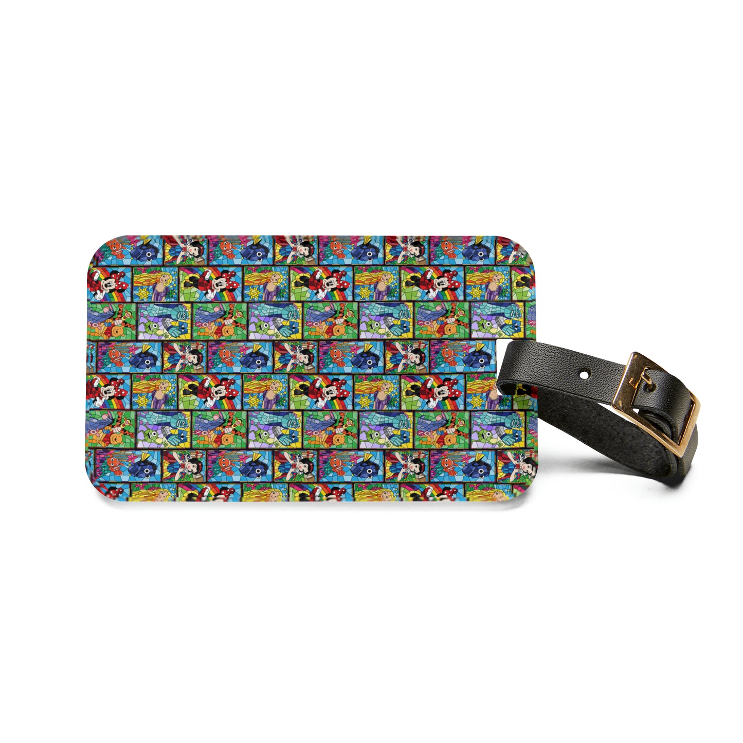 Stained Glass Characters Luggage Tag