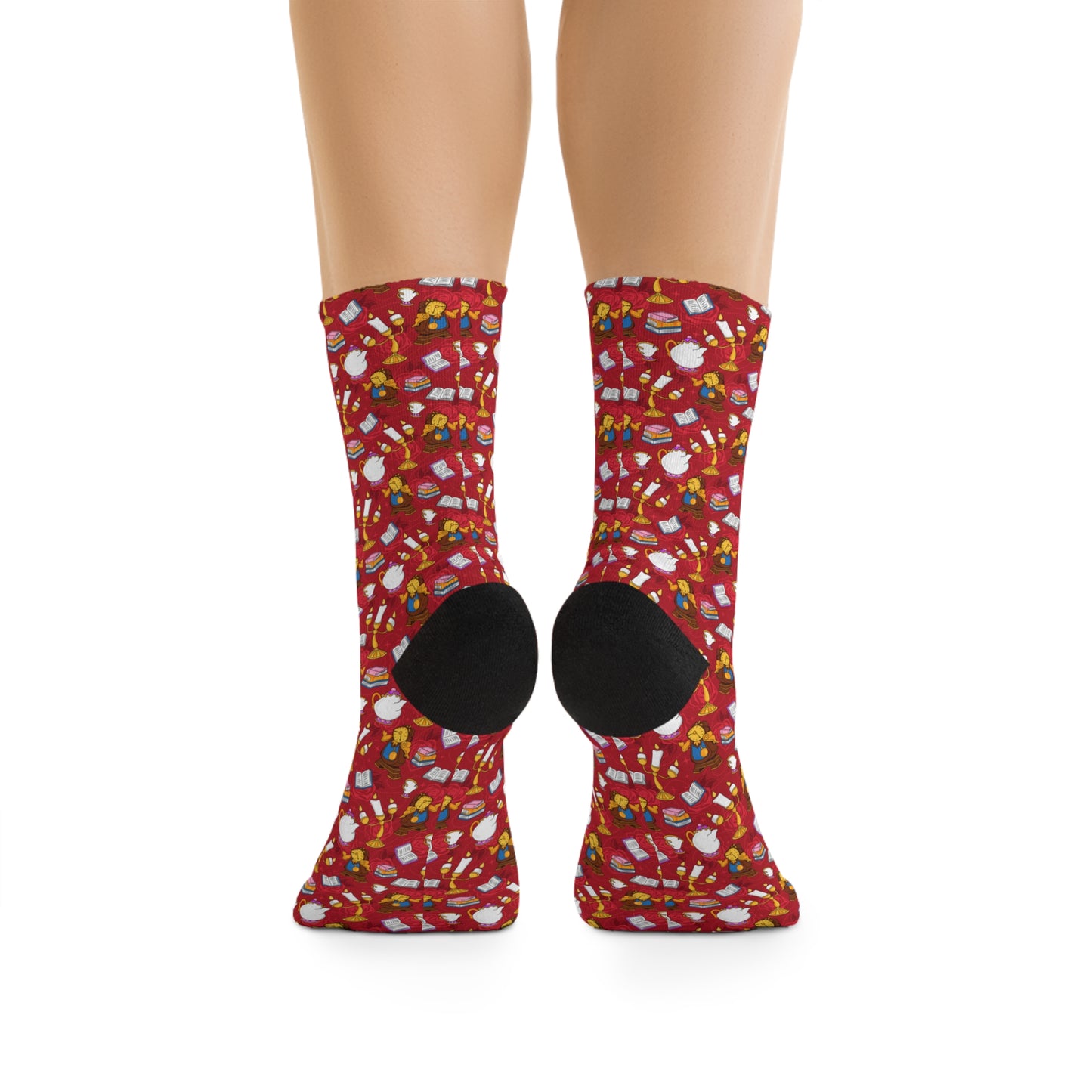 Disney Beauty And The Beast Belle's Friends  Socks