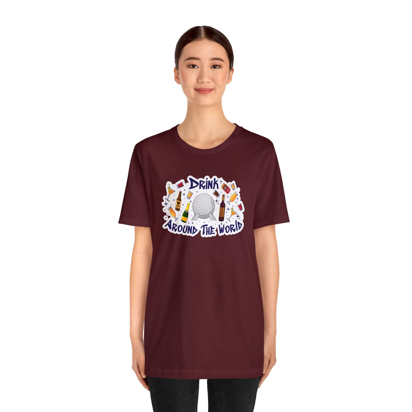 Drink Around The World Unisex Graphic Tee