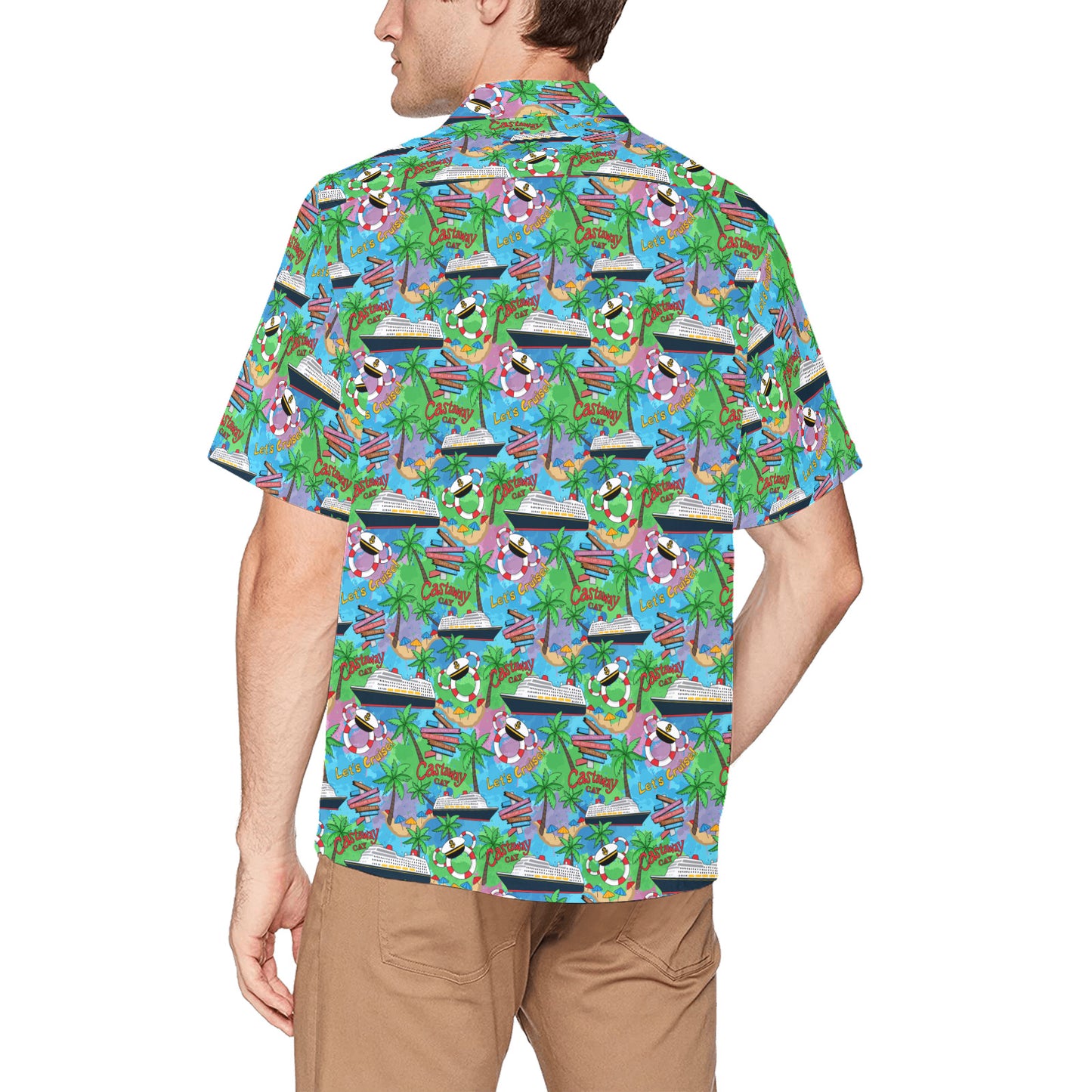 Let's Cruise Hawaiian Shirt With Chest Pocket