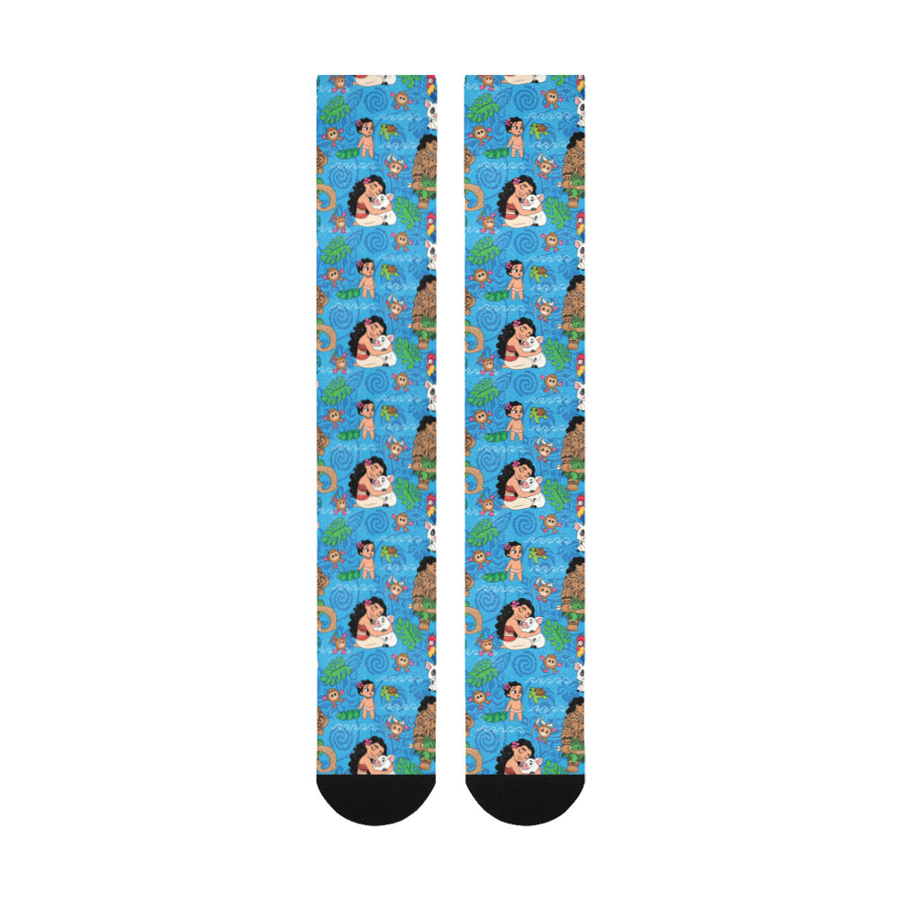 Disney Moana Over-The-Calf Socks