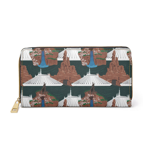 Mountains Are Calling Zipper Wallet