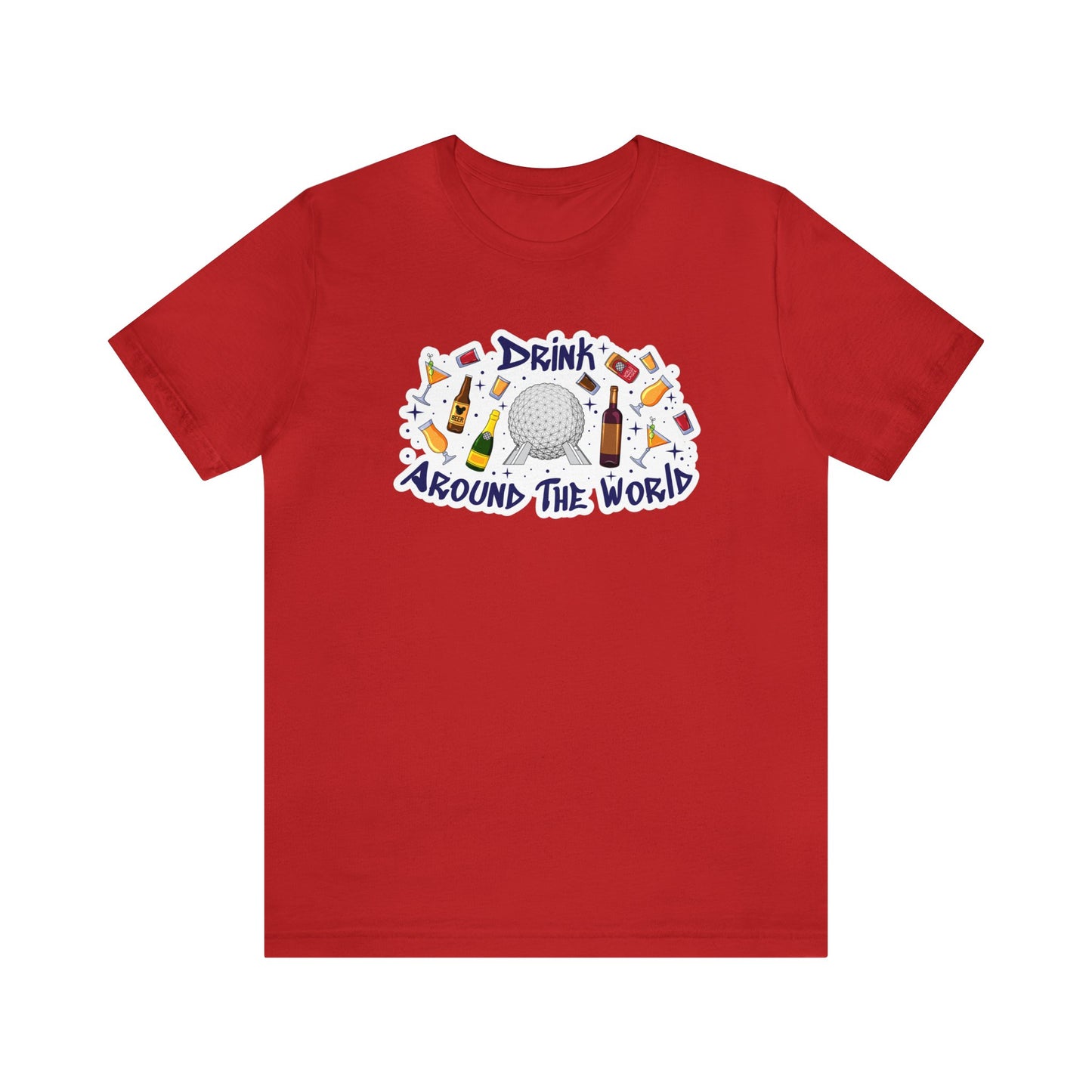 Drink Around The World Unisex Graphic Tee