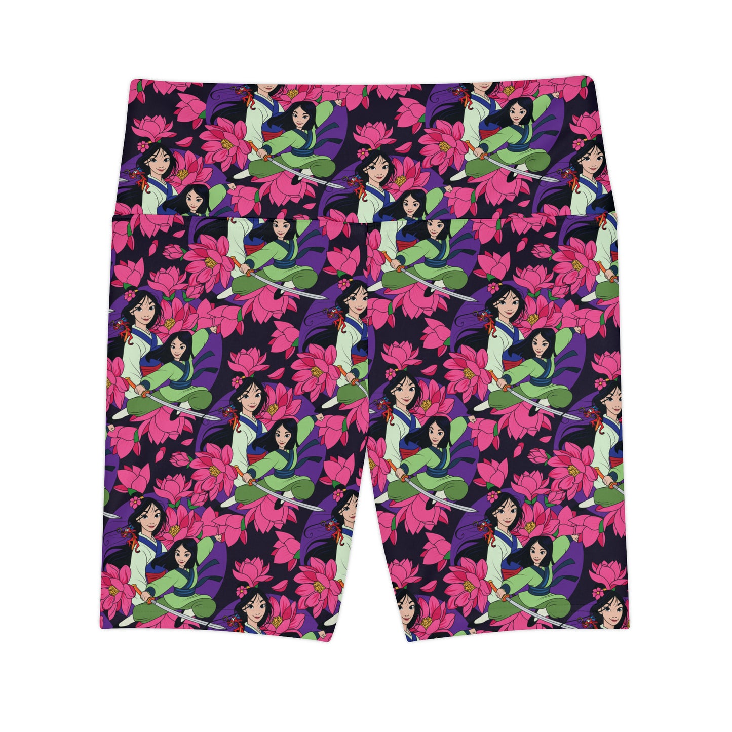 Blooming Flowers Women's Athletic Workout Shorts
