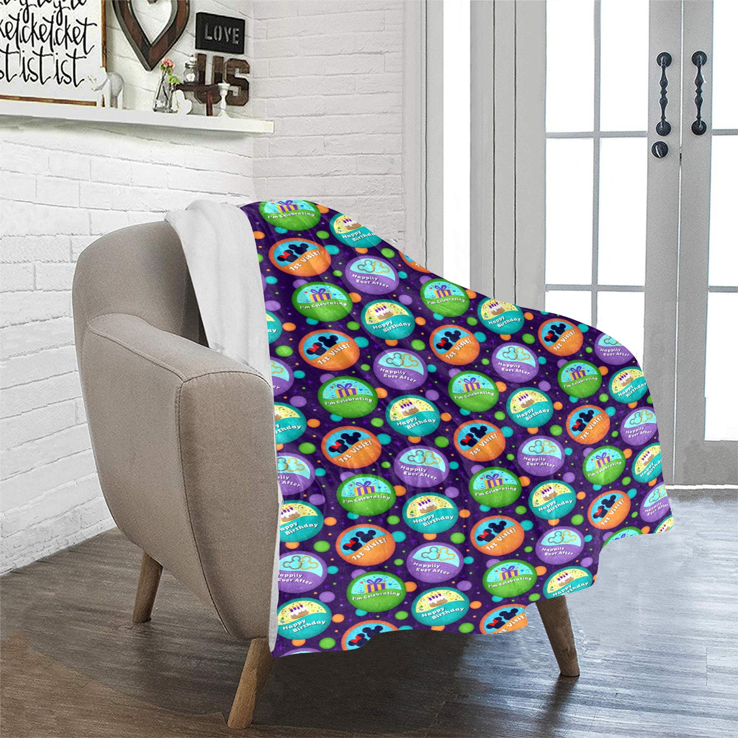 Button Collector Ultra-Soft Micro Fleece Blanket 32"x48"