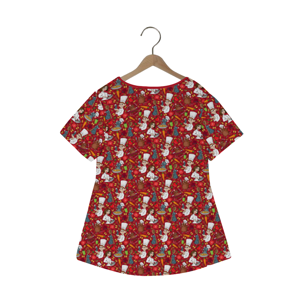 Ratatouille Women's Crew Neck Loose Tunic
