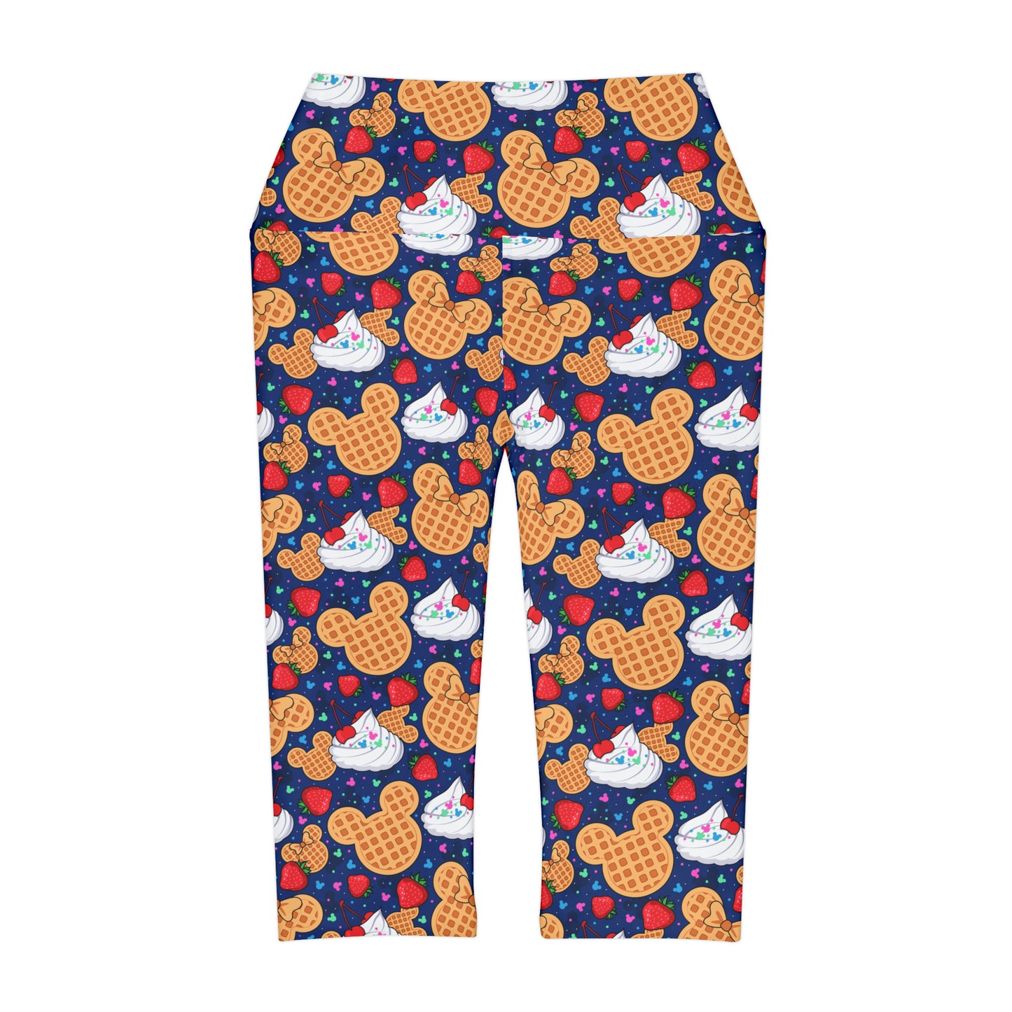 Waffles Athletic Capri Leggings